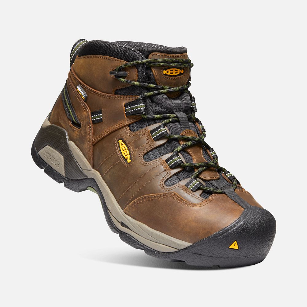 Botte de Travail Keen Homme Marron | Detroit Xt Waterproof (Steel Toe) | RYLCH-2049